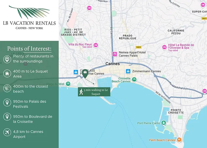 Lb Vacation Rentals I Cannes Center, Renovated Apartment With Balcony, Ideal For Holidays Or Congress!