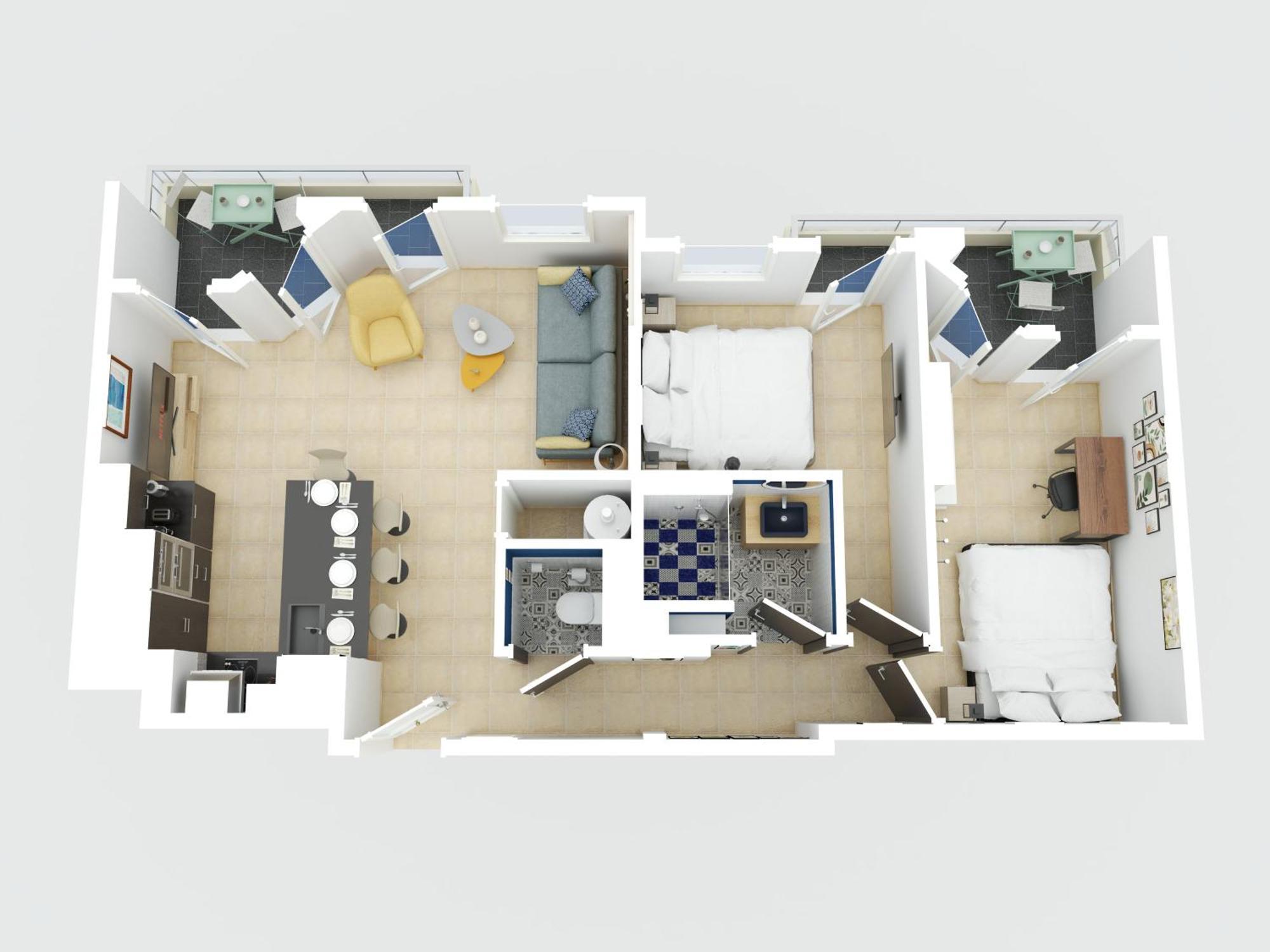 Lb Vacation I Center, Renovated With Balcony, Ideal For Holidays Or Congress!